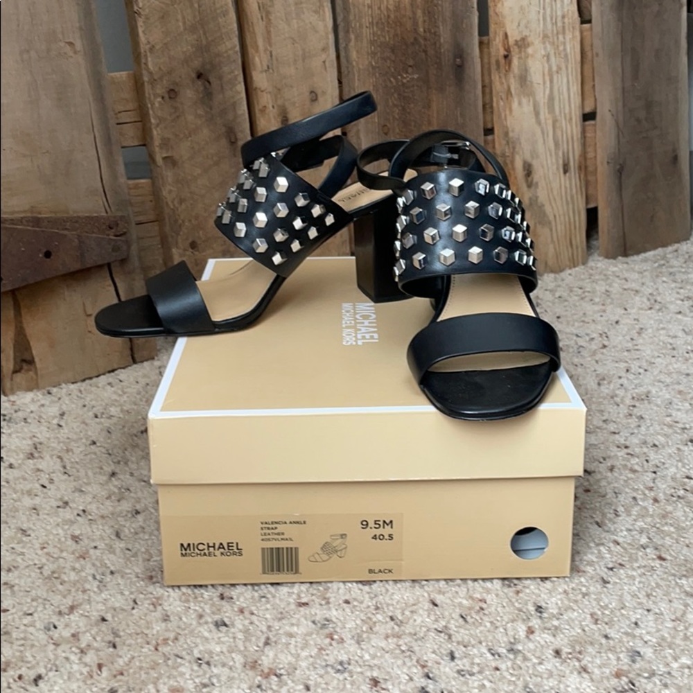Michael Kors Black Studded Heel